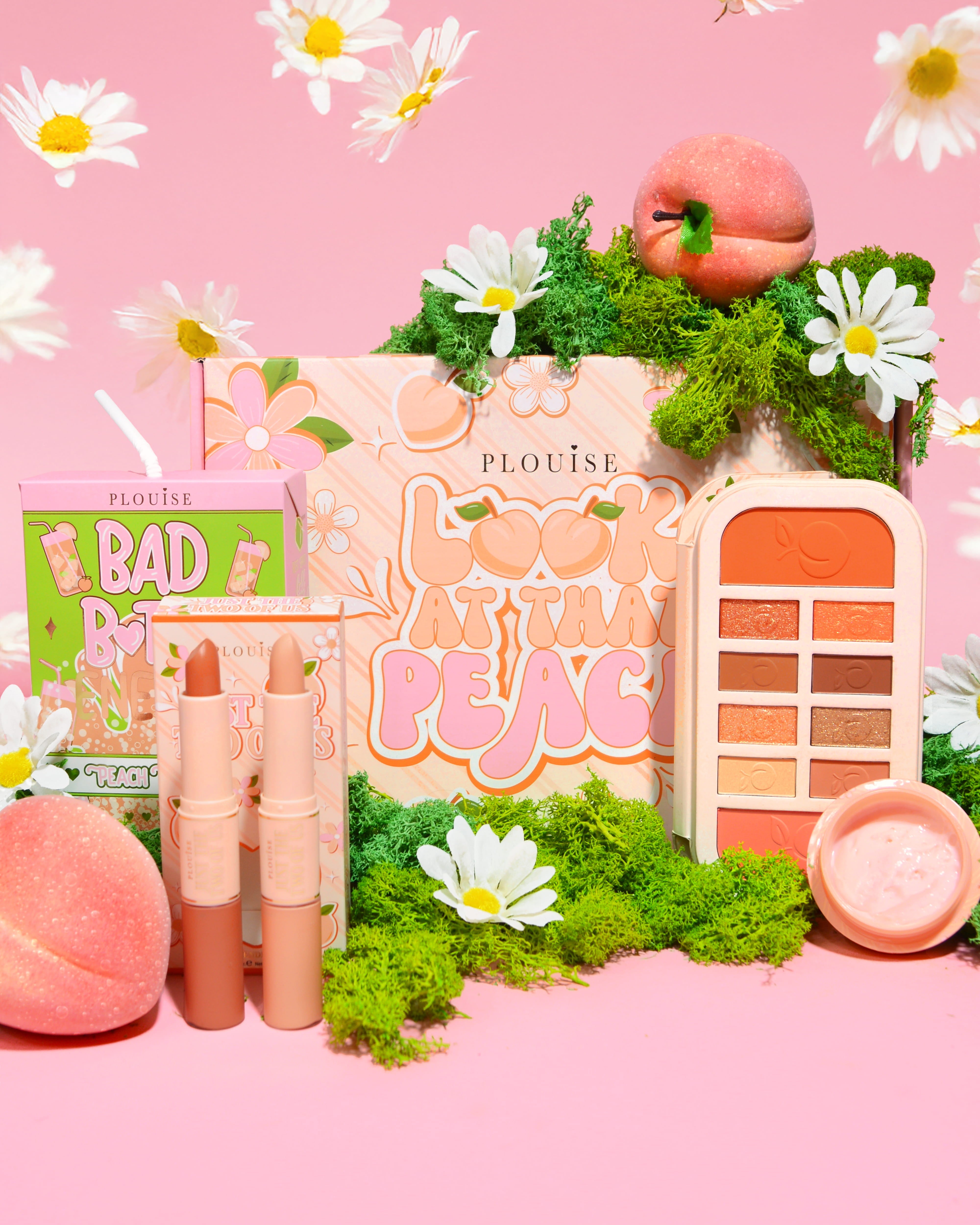 Peach Makeup & Skincare Bundle for Hydration & Glow | P.Louise