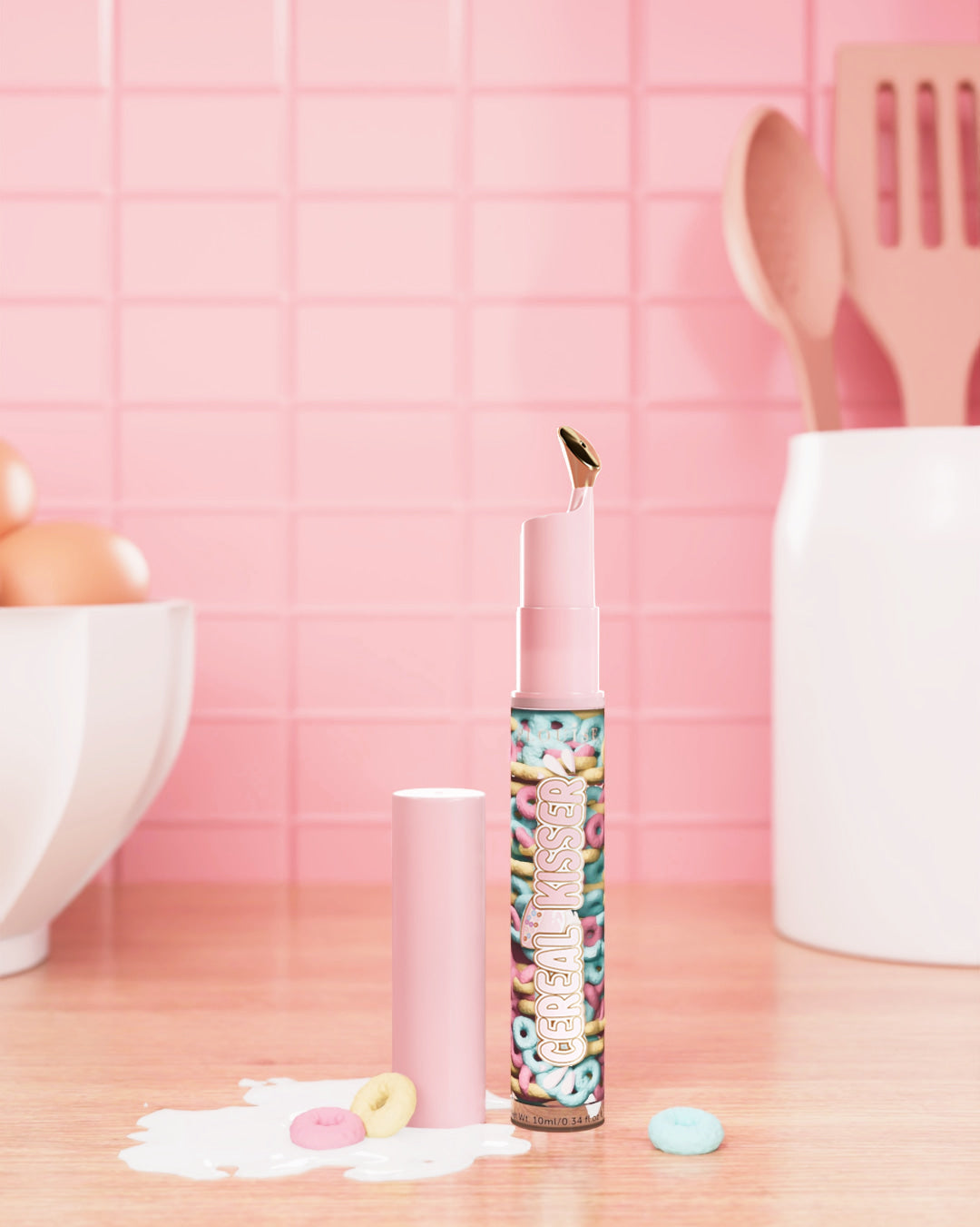 Plumping Lip Serum with Hydrating Peptides & Fruity Scent | P. Louise Cereal Kisser