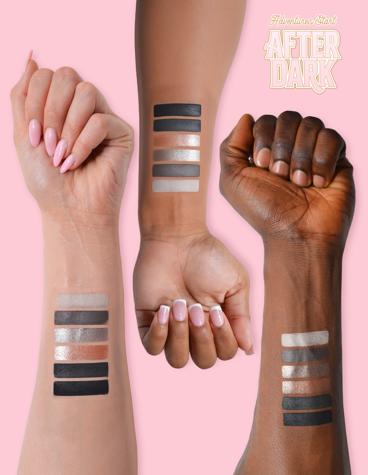 Mini Eyeshadow Palette for Smokey Eyes & Night Out | P.Louise After Dark