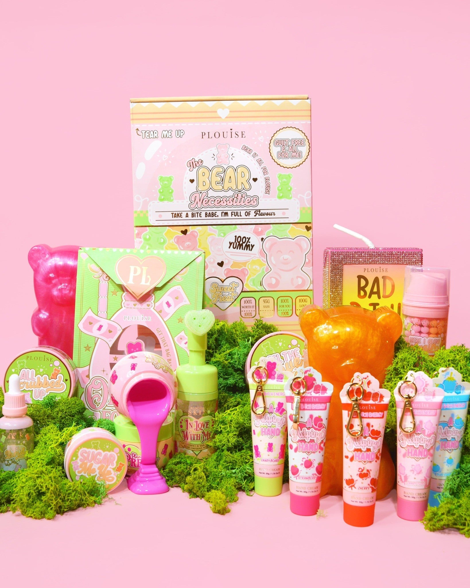 Candy Bear Skincare Collection - Full Set with Hydrating & Exfoliating Products | P.Louise