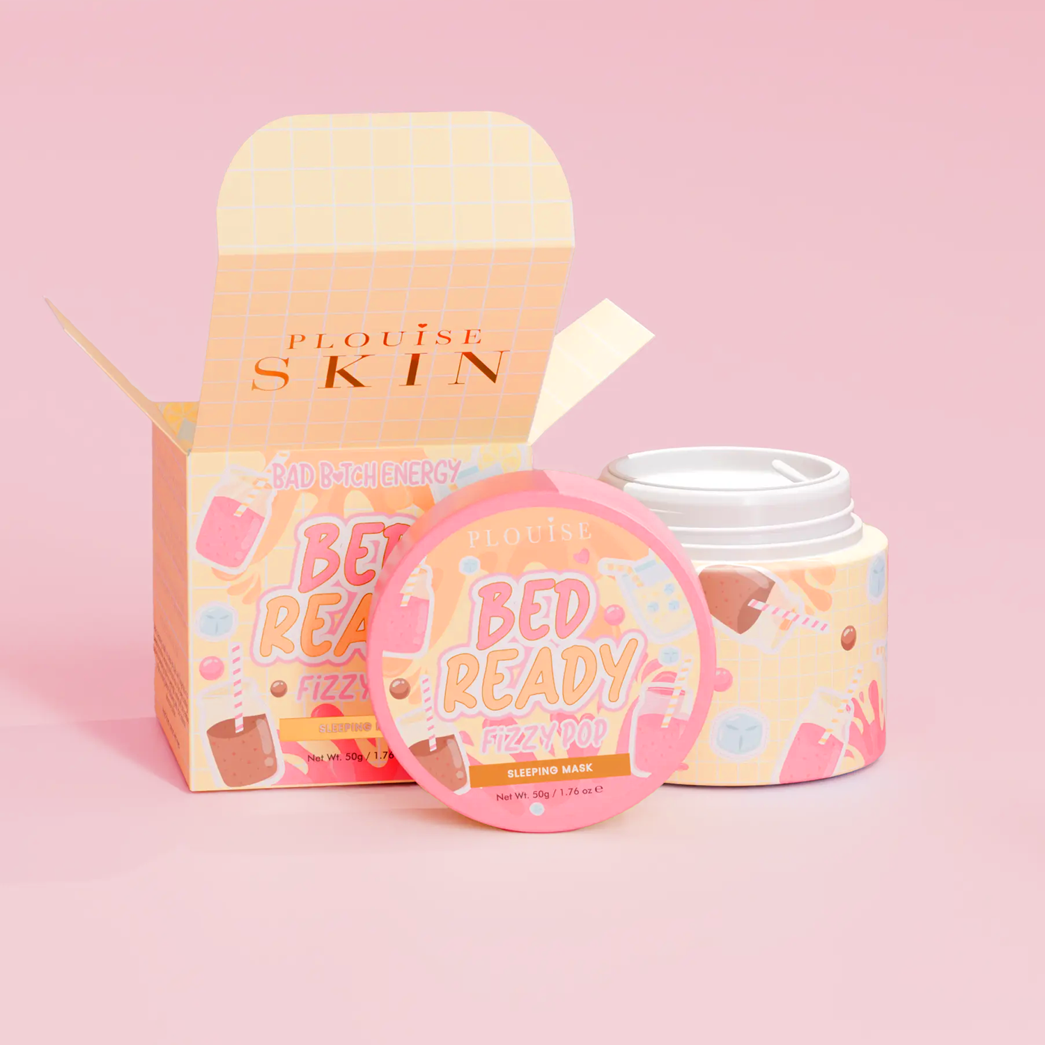 Hydrating Gel Sleeping Mask for Overnight Repair | P.Louise Bed Ready