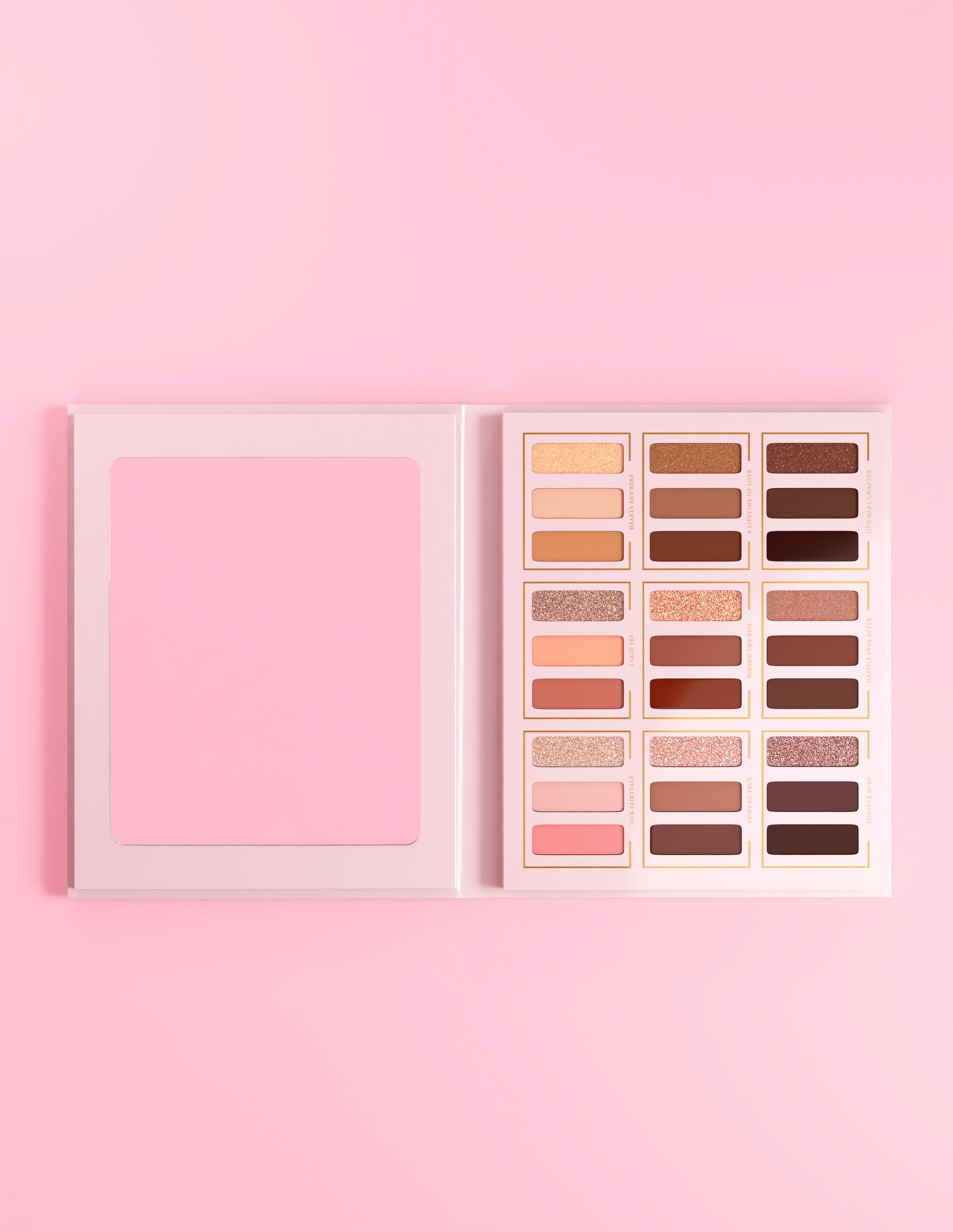 Bridal Eyeshadow Palette with Cream & Shimmer Shades | P.Louise Behind the Veil